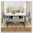 Modern Tufted Linen Dining Bench-1479484822