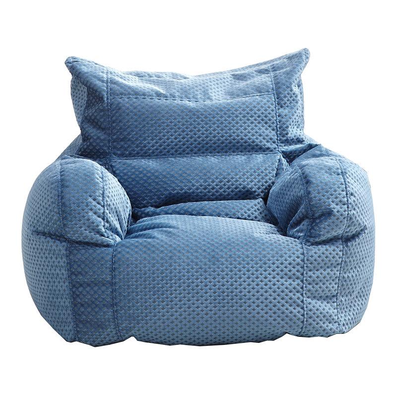 Roxeanne Polyester Bean Bag Chair & Lounger, Blue