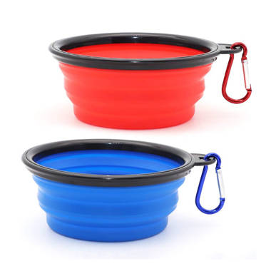 MLB Texas Rangers Portable Dog Water Bowl