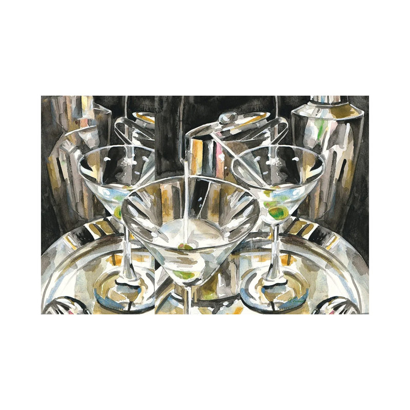 Late Night Out by Heather A. French-Roussia - Wrapped Canvas Gallery-Wrapped Canvas Giclée, 20.32 cm H x 30.48 cm W
