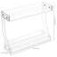 Acrylic 2 Compartments Makeup Organiser