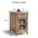 End Table With Storage And Charging Station Set Of 2