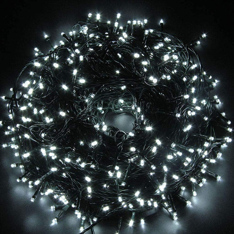 LED Indoor / Outdoor String Lights, 3cm H x 28cm L x 4cm D, Cool White