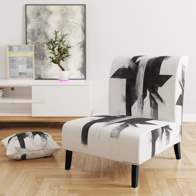 Fauteuil de chambre à formes abstraites tapissier - géométrique Angles I