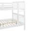 Lit double superposé au-dessus d'un lit double avec échelle pour meubles de chambre à coucher, chambre d'amis-1208732711