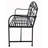 Metal Garden Bench Tree Pattern-109762775