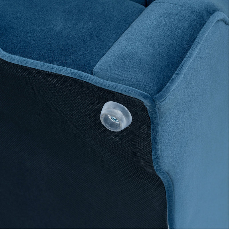 Canapé-lit pour chien Paloma 35,5 po, Bleu sarcelle
