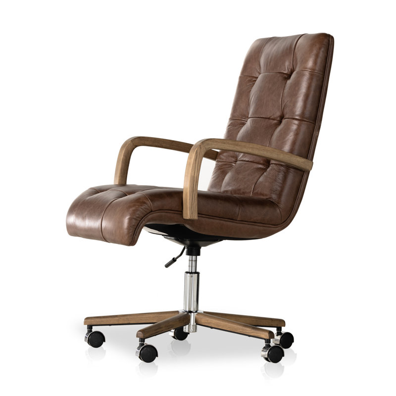 Luca Leather Swivel Task Chair