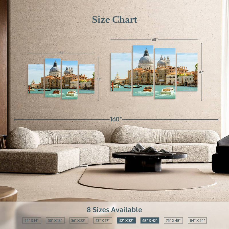 Lynelle Italian Canal Grande, 42" H x 68" W
