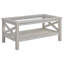 Table basse de style campagnard HOMcom