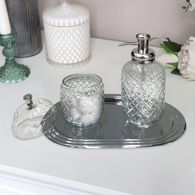 Bathroom Accessory Set, Nickel