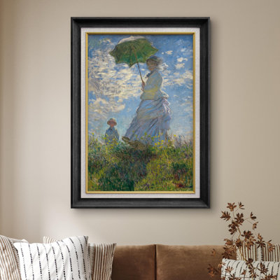 " Woman With A Parasol " by Claude Monet