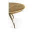 Solar Round Walnut Wood Dining Table-1000527797