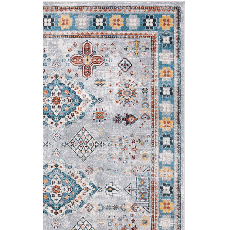 Bayside Performance Machine Washable Oriental Rug, Rectangle 5'3" x 7'6"
