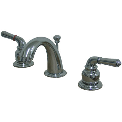 Widespread Bathroom Faucet with Drain Assembly