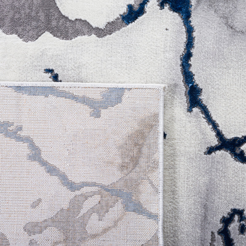 Dotha Performance Abstract Rug, Round 6'7"