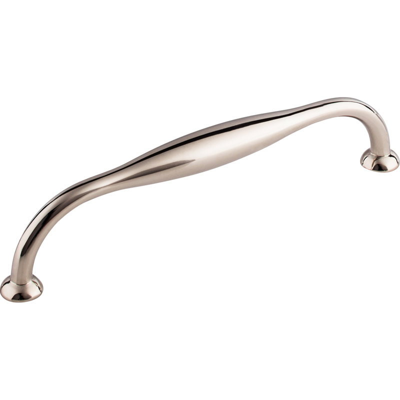 Shrewsbury Bar pull, Polished Nickel, 6 5/16" Center to Center
