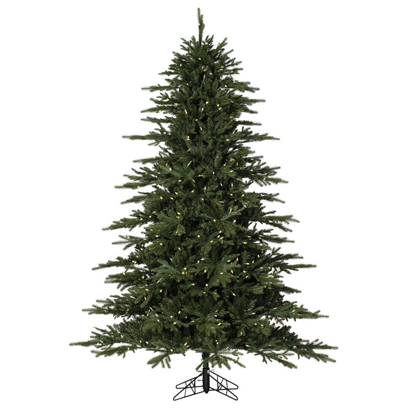 Kamas Lighted Artificial Fir Christmas Tree, 7.5'