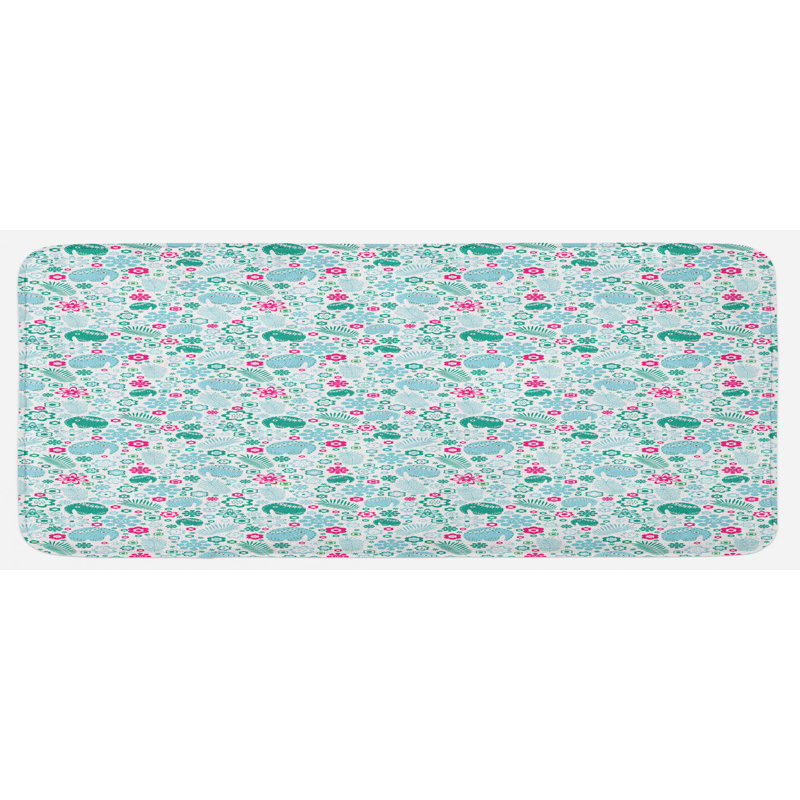 Tapis de cuisine éléphant