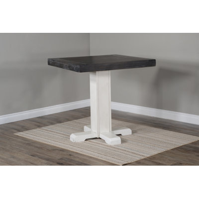 Midvale Mahogany Square Solid Wood Top with Solid Wood Base Dining Table