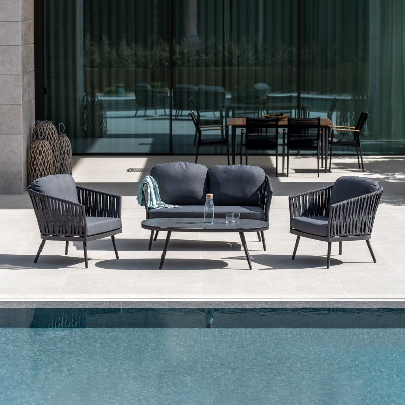 Melody 2 Seat Sofa Set with Ceramic Table