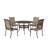 5 Piece Outdoor Patio Dining Set