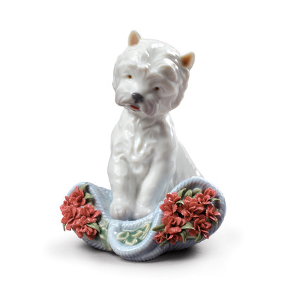 Figurine de chien personnage amusant