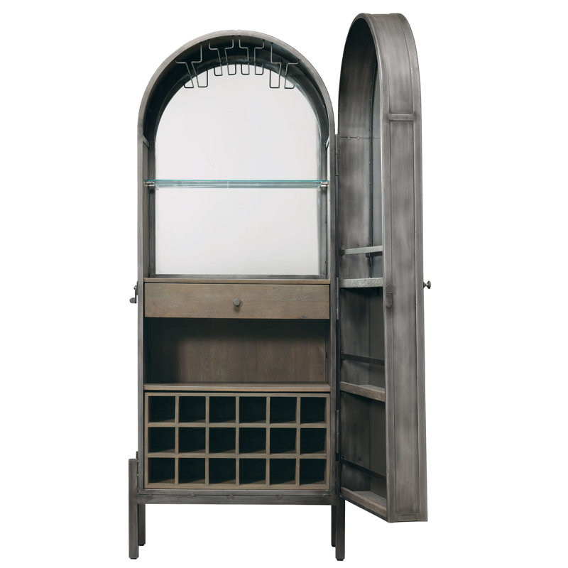 Ramses Solid Wood Bar Cabinet