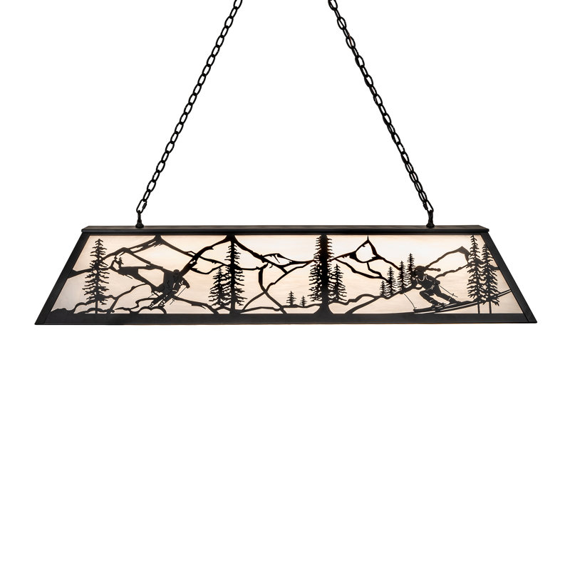 60" Long Alpine Oblong Pendant