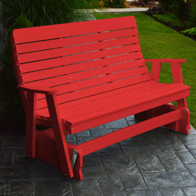 Aeliana Wicker Outdoor Glider