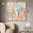 Color Symphony I Canvas Spring Abstracts by Art Remedy-110315271-110315279-110315287