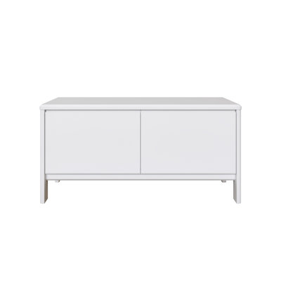 2 Drawer 98Cm W Solid Wood Chest Of Drawers