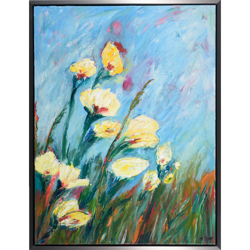 «Petal Bloom I» par H. Scott - reproduction d'art sur toile encadrée