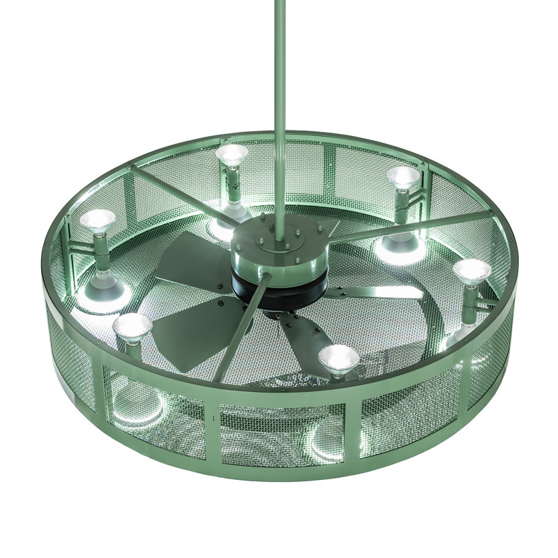 48" Wide Paloma Golpe Chandel-Air, 10.5" H x 48" W x 48" D, Reseda Green