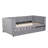 Twin Size Upholstered Daybed With Ergonomic Design Backrest And Trundle, Day Bed-2010169191