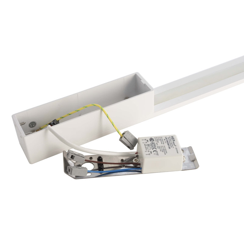 LED wall lamp 1-light Larga, White