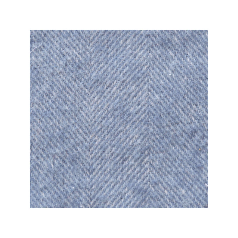 Italian Herringbone Throw Blanket, Chambray