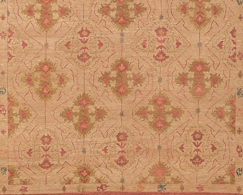 Samkara Hand Woven Wool Oriental Area Rug, Rectangle 8' x 10'