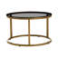 Ranchester Glass Top Frame Nesting Tables
