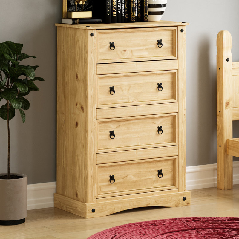 Natrone 80cm W 4 - Drawer Chest of Drawers