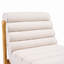 Fauteuil d'appoint Fluffy avec structure en bois massif naturel-1029411590