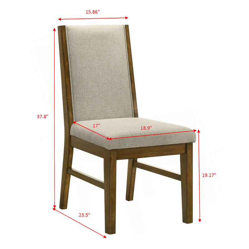 Mobilier de salle à manger 2 pièces en tissu 2 pièces