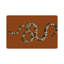 Serpent Vegan Leather Rectangle Pebble Placemat-573540177