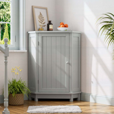 Modern Corner Storage Cabinet for Efficient Space Utilization