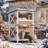 2-Story Heated Outdoor Cat House for Winter, Insulated Cat House for Outdoor Indoor, Weatherproof Cat Shelter with Warm Liner for Feral & Stray Cats