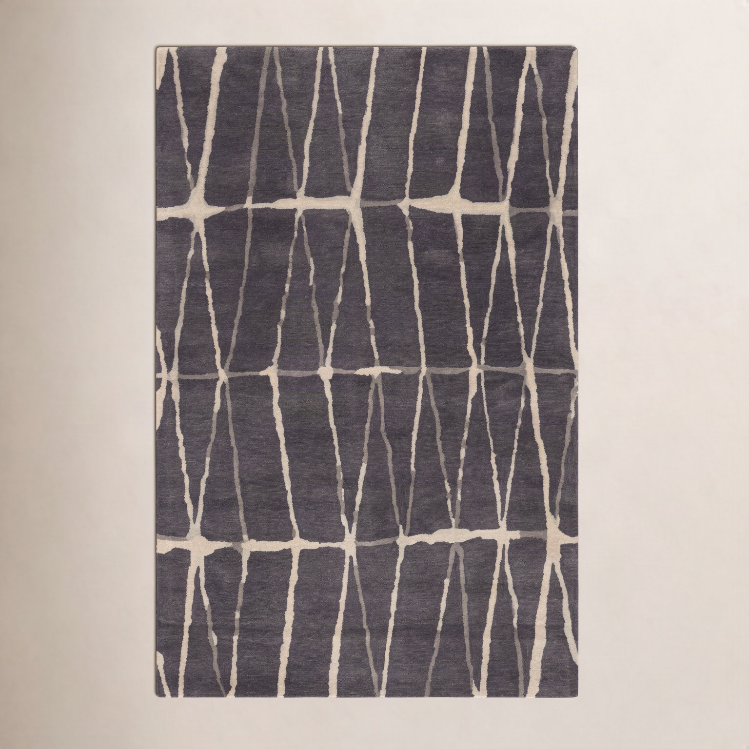 Pete Hand-Tufted Geometric Wool Rug, Rectangle 8' x 11'
