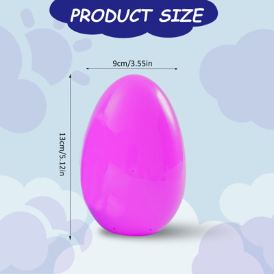 Jumbo 12-Piece Easter Egg Set – Soft Morandi Pink & Blue, Perfect for Spring Parties, Hunts & Home Decor