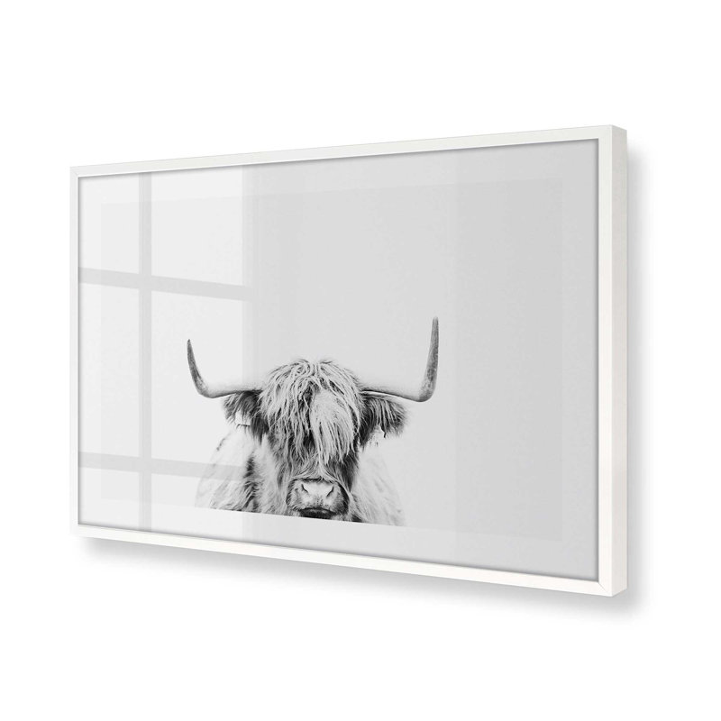 Highland Pride Print, Opaque White Framed, 13" H x 17" W x 1.25" D
