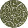 Hague Botanical Green Indoor/Outdoor Area Rug