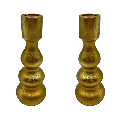 7'' H Aluminum Tabletop Taper Candlestick